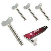 FOONEE 4 Pcs Toothpaste Squeezer Key Toothpaste Dispenser,Metal Tube Toothpaste Squeezers,for Toothpaste, Hair Color Dye, Hand Cream, CosmeticsÂ