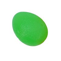 PANDA SUPERSTORE Egg Shape Hand Therapy Exercise Ball, Medium Resistance, Single Packs, Green