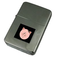 Engraved Lighter Piglet Pig Face