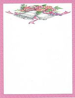 Bridal Shower Wedding Bells Stationery Printer Paper 51 Sheets
