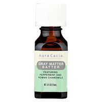 Aura Cacia, Essential Oil Gray Matter Batter, 0.5 Fl Oz
