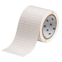 Brady THT-1-729-10 B-729 High-Temperature Industrial Polyimide Barcode Label, Matte, 0.250" H x 0.750" W, White, 10000/Roll (Pack of 10000)