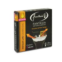 Fantasia Air Flow Hookah Shisha Instant Lite Charcoal - 9 pieces