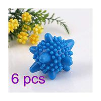 KAIXIANG Washer Balls, Eco-friendly Dryer Balls, Laundry Scrubbing Balls Tangle-Free, Solid Colorful Laundry Washing Balls Enhance Your Machine Cleaning Power, Lint Catcher for Washing Machine 6 pcs