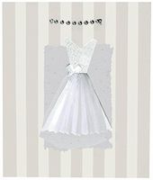Wedding Dress Emb Gift Bag