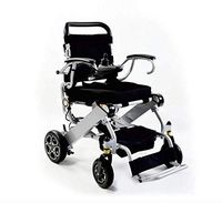 PLLP Medical Rehab Chair, Wheelchair,Intelligent Lightweight Electric Wheelchair,Compact Power Chair, Folding Carry Electric Wheelchairs, Durable Wheelchair (Net Weight 50 Lbs)
