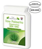 Reduce Frequent Urination! Non-GMO Saw Palmetto Supplement Capsules for Men's Prostate Health - High Quality & Potency 2500mg Prostate Support Formula Suitable for Vegans Vegetarians - Made in UK