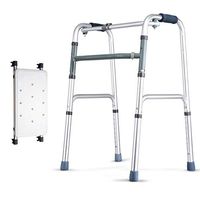 Walkers Lxn Silver Adult Standard Folding Small with 5 Inch Wheels (Size : C)