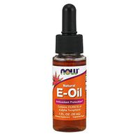 NOW Supplements, Natural Vitamin E-Oil Liquid (D-Alpha Tocopherol), Antioxidant Protection*, 1-Ounce