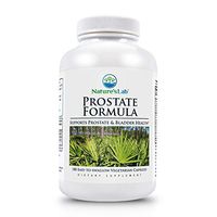 Nature's Lab Prostate Formula - 180 Capsules (3 Month Supply) Powerful Blend of Essential nutrients Zinc, Selenium, Saw Palmetto, Organic Maca, Lycopene