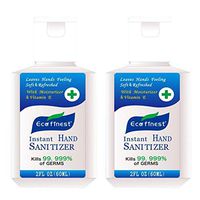 MNLOS Refreshing Hand Sanitizer Gel, Washless Hand Soap Gel, Capacity Household Cleaning Gentle Hydrating Hand Sanitizer Soothing Gel,Non-irritating,Pump Bottle 2pc/60ml/bu