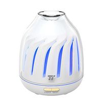 TaoTronics Mini Oil Diffuser 120ml, Easy Use Ultrasonic Air Diffusers for Essential Oils, Aromatherapy Essential Oil Diffuser with Auto Shut-off, 5 Color LED Lights BPA-free for Home Office