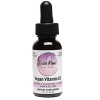 Liquid Vitamin D3 Vegan 50 mcg (2000 IU) Per Dose by Fertile Moon® - Premium Plant-Based Vitamin D3 from Lichen - Non-GMO, No Gluten, Dairy, or Soy - 30 Doses per Bottle