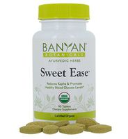 Banyan Botanicals Sweet Ease - Certified Organic, 90 Tablets - Reduces Kapha and Promotes Healthy Blood Glucose Levels