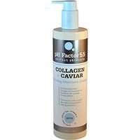PH Factor 5.5 Anti-Aging Collagen Cream for face and body. Firming cream with Plant Collagen, Caviar Green Tea, Vitamin E, and Aloe Vera. Large 16oz bottle with pump.