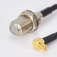 HAKA RF Coaxial Cable F Female to MCX Male Connector RG174