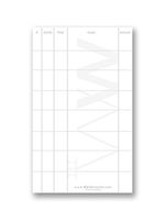 Waiter Wallet Jr. Pads, Three Inches by Five Inch Formatted Restaurant Guest Order Pads, Twelve Pads with Fifty Perforated, Staple Bound Pages