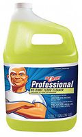Floor Cleaner, Liquid, 1 gal., Yellow, PK4
