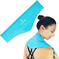 Arctic Flex Neck Ice Pack - Cold Compress Shoulder Therapy Wrap - Cool Reusable Medical Freezer Gel Pad for Swelling, Injuries, Headache, Cooler - Flexible Hot Microwaveable Heat - Men, Women (1 Pack)