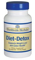 Diet-Detox | All Natural Dietary Supplement Cleanses and Supports Thermogenic Weight Loss & Colon Health | Plant-Based Formula |Increase Energy Levels & Flush Fat | 30 Day Supply