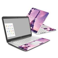MightySkins Skin Compatible With HP Chromebook 14 (2014) - Bonjour | Protective, Durable, and Unique Vinyl Decal wrap cover | Easy To Apply, Remove, and Change Styles | Made in the USA