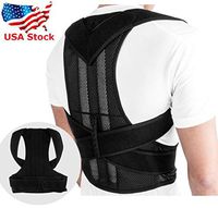 Posture Corrector for Women Men, Kyphosis Brace, Adjustable Scoliosis Back Humpback Correction Belt Improve Posture Support Back Straightener Brace for Students Children Adult (XXXXL)