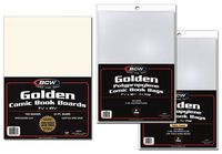 Golden Age Comic Book Backer Boards and Bags 100 Count