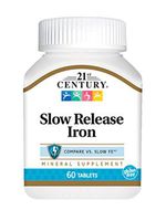 21st Century Slow Release Iron Tablets, 60 Count by 21st Century