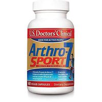 U.S. Doctors' Clinical Arthro-7 Sport Joint Supplement for Joint Discomfort, Stiffness, Mobility with Collagen, MSM, Turmeric, and Hyaluronic Acid (Packaging May Vary) [1 Month Supply – 60 Veg Caps]