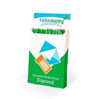1 ea. TakeAway Medication Recovery System - Unused Medication Disposal - Postage Paid by Sharps Compliance, Inc.
