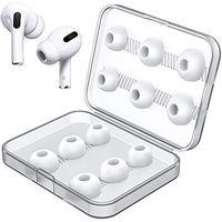 Link Dream 12 Pieces Replacement Ear Tips for AirPods Pro AirPods Pro 2nd Generation 2022 Silicon Ear Buds Tips with Portable Storage Box (S/M/L) (6 Pairs)
