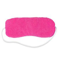 Bed Buddy Aromatherapy Eye Mask with Warm and Cold Therapy for Stress Relief - Microwave-Safe Eye Pillow & Sleep Mask, Pink Color, Lavender & Rose Scented