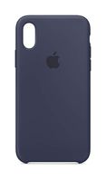 Apple Silicone Case (for iPhone Xs) - Midnight Blue