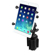 RAM MOUNTS (RAP-299-3-UN8U Ram-A-Can Ii Universal Cup Holder Mount with Universal X-Grip Ii Holder for 7" Tablets Including The Ipad Mini 1-3
