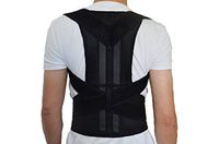 Adjustable Posture Corrector, Back Shoulder Lumbar Waist Supporting Brace Belt, Medical Device to Improve Bad Posture, Round Shoulder, Thoracic Kyphosis, Back Pain Relief for Men and Women (L)