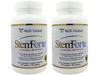 Stemforte - 2 Bottles - 90 Caps - Best Advance Stem Cell Nutrition - Promotes Natural Release of Adult Stem Cells for Overall Well-Being. Multiple Benefits: Increase Energy, Focus, Mood.