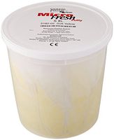 Sammons Preston Micro-Fresh Putty, Antibacterial, Antifungal, and Antimicrobial Therapy Putty for Hands and Feet Exercises, Tendonitis, Arthritis, Color Coded Non-Toxic Clay, Soft, Yellow, 5 Pounds