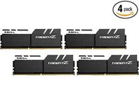 G.SKILL 64GB (4 x 16GB) TridentZ Series DDR4 PC4-28800 3600MHz Desktop Memory Model F4-3600C17Q-64GTZKW