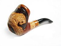 Tobacco Smoking Pipe "BIG WILD TIGER" Pear Root Wood Pipe Handcrafted + POUCH GIFT ! - BEST PRICE IN FPS!!!
