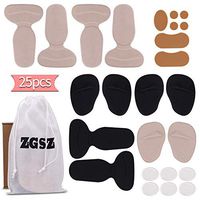 Metatarsal Pads,Ball of Foot Cushions,Heel Cushion Inserts,Heel Grips,for WomenHigh Heel Shoe Pads,Improve Shoes Too Big,Rubbing,Blisters,Foot Pain(25pcs) (Set of Insoles (25pcs))