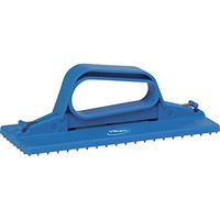 Vikan 55103 Hand-Held Scrub Pad Holder, 9" L x 3-45/64" W Polypropylene, Blue