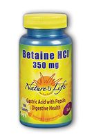 Betaine HCL 350mg Nature's Life 100 Tabs