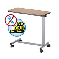 Adjustable Overbed Table No Tools Required