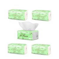 KAIHSD Tissues Hand Towels Facial Tissues Soft Skin-Friendly White Table Toilet Paper Towel for Home Office 5PCS