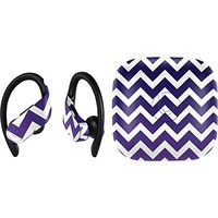 Skinit Decal Audio Skin for PowerBeats Pro - Officially Licensed Originally Designed Chevron Purple Ombre Design