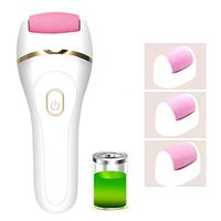 AQWWHY Electric Callus Remover & Shaver, USB Rechargeable Pedicure Foot File Tool for Dry Cracked Dead Skin on Your Heels and Feet (3 Rollers)