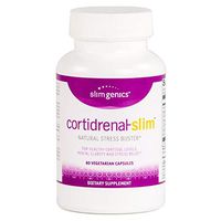 SlimGenics Cortidrenal-Slim ™ | Natural Stress and Anxiety Relief - Cortisol Manager for Weight Loss and Mood Support –Adrenal Health Supplement with Ashwagandha Extract and L-Theanine (60 Count)