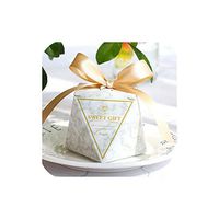 New Top Selling Marble Diamond Paper Candy Boxes Wedding Favors Baby Shower Party Supplies Thanks Christmas Gift Box,Silver,100 Pcs