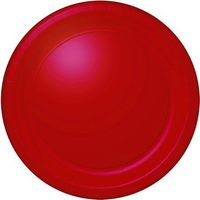 Candy Apple Red Paper Dinner Plates, 24-Pack