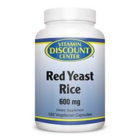 Vitamin Discount Center Red Yeast Rice 600 mg, 120 Vegetarian Capsules
